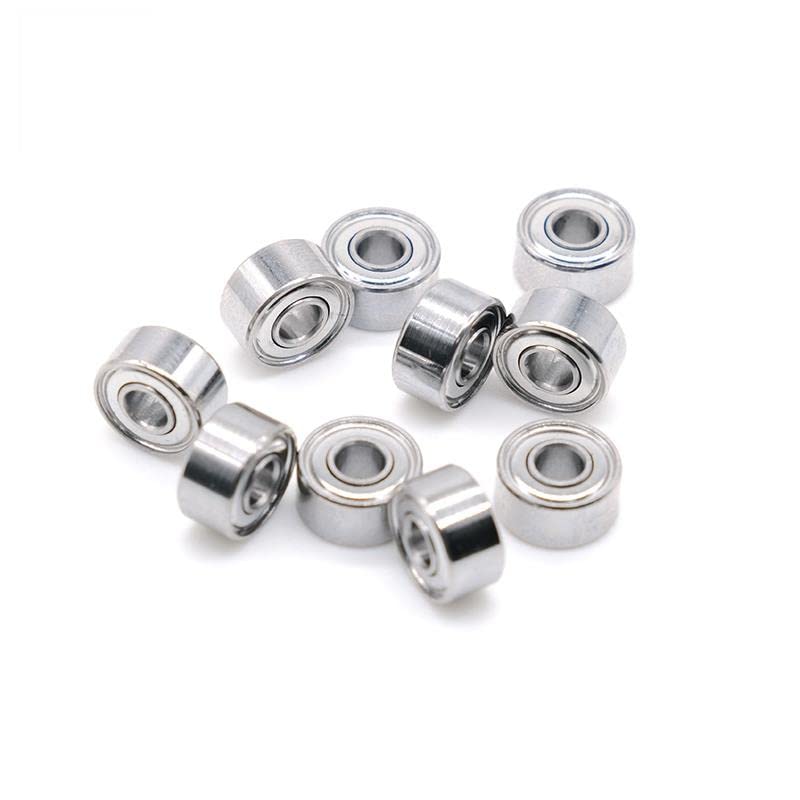 10Pcs 693ZZ Ball Bearing 3x8x4mm ABEC-7 Engine Bearing 693 ZZ Fan Bearing 619/3ZZ R-830ZZ EMQ Motor Fan Bearing 693Z 693 (684ZZ, 10)