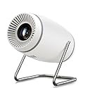 FEARWIKY Mini Portable Movie Projector with WiFi and Bluetooth, 4K 1080P Support, 180° Rotatable 130'' Screen, Auto Keystone Compatible