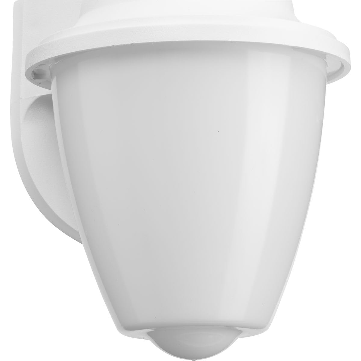 Progress Lighting Polycarbonate Outdoor 1-Light Acrylic Shade Traditional Outdoor Wall Lantern Light White