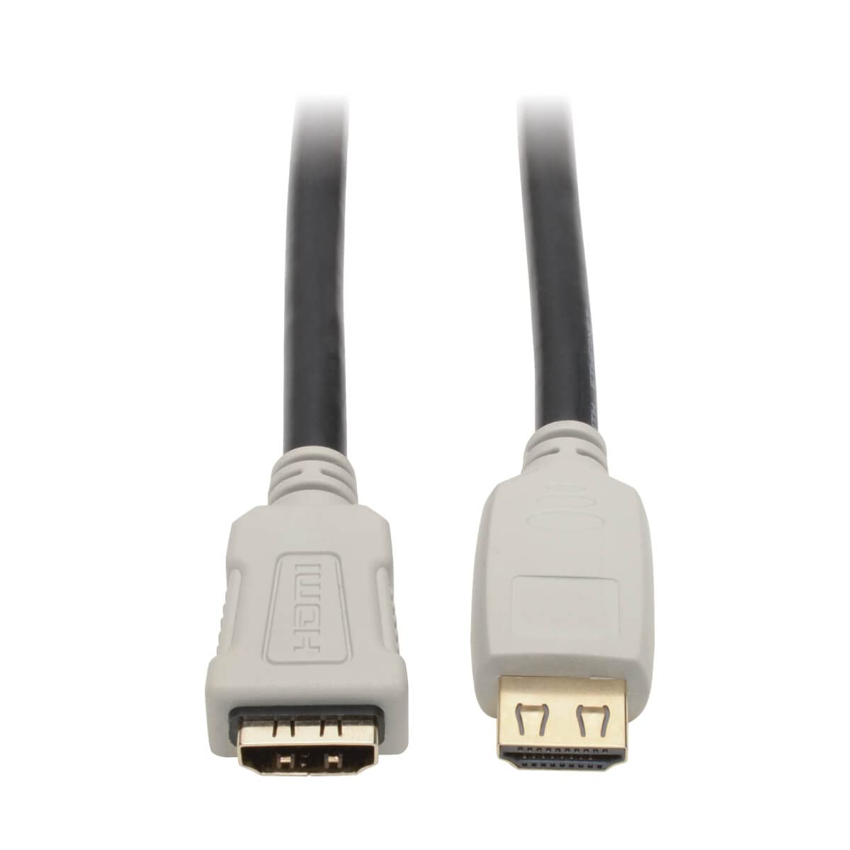 Tripp Lite High Speed 4K HDMI 2.0B Extender Cable with Gripping Connectors (M/F), Black, 3 ft. (P569-003-2B-MF)