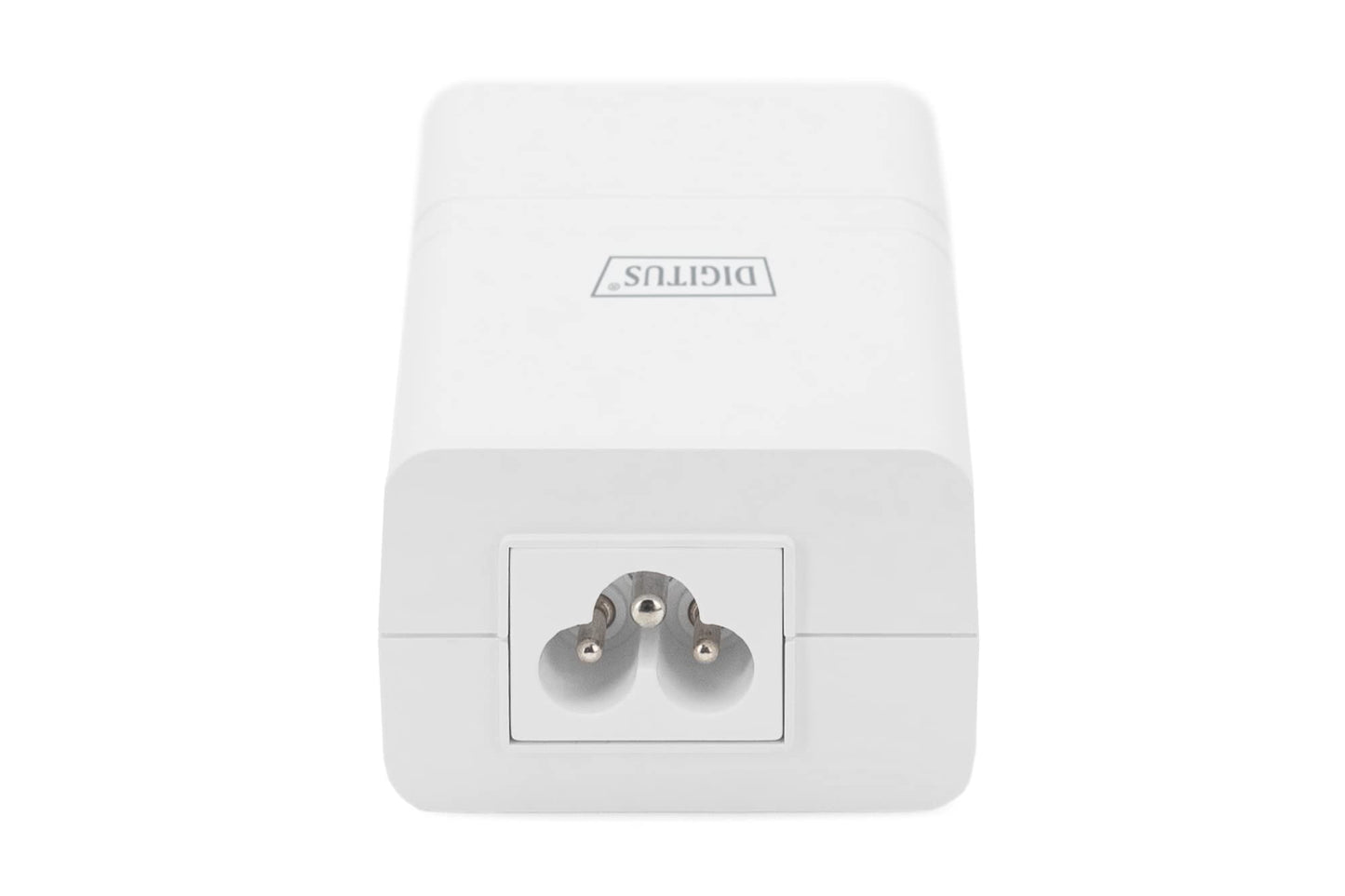 Digitus ASSMANN Gigabit Active 802.3at PoE Midspan 4-Port Switch for Desktop, Laptop, IP Camera, Printer with RJ45, PoE Interface, Plastic Case