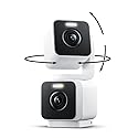 WYZE Duo Cam Pan Indoor/Outdoor IP65 2K 360° Pan/Tilt Smart Home Security Camera with Color Night Vision, Compatible with Alexa & Google Assistant