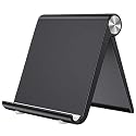 VOVIGGOL Cell Phone Stand Holder, Cellphone Holder Adjustable Desktop Phone Stand for Desk, Foldable Phone Cradle Dock Mobile Stand for iPhone iPad