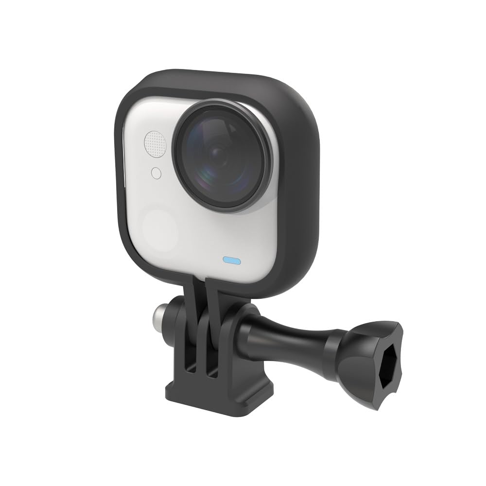 Honlyn Mount Adapter for Insta360 Go Ultra Bundle Protective Frame Cage Kit with 1/4" Thread Adapter Action Camera for Tripod Selfie