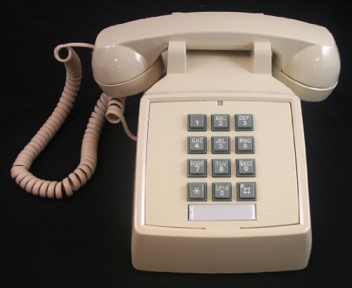 Cortelco 250009-VBA-20M Desk w/ Volume (ITT-2500-V-IV)
