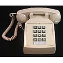 Cortelco 250009-VBA-20M Desk w/ Volume (ITT-2500-V-IV)