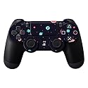 MightySkins Skin Compatible with Sony PS4 Controller - Bright Night Sky | Protective, Durable, and Unique Vinyl Decal wrap Cover | Easy to Apply