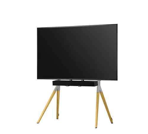 One For All Falcon 32-in. to 70-in. Flat Floor Stand (Oak and Silver), WM7482