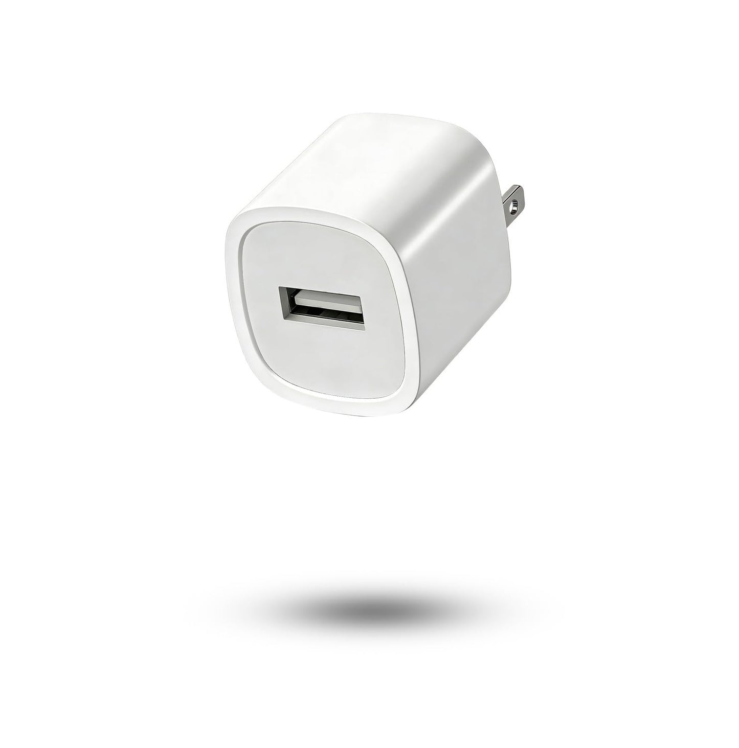 5W iPhone Charger Block for iPhone SE/11/X/XR/XS/8/7/6/5, USB-A Power Adapter Travel Plug Cube for Apple Watch AirPods LG Moto Kindle White 1Pack