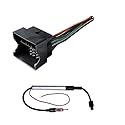 Car Stereo Wire Harness and Antenna Adapter Made for VW/Volkswagen 2009-2014 CC, 2007-2011 EOS, 2003-2014 Golf, 03-2015 Jetta, 03-15 Passat, 06-09