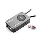 EDIMAEG Loud Sound 45-100dB 35 inch Amplifier Bluetooth Neckloop Aids T-coil with CIC Spy Earpiece