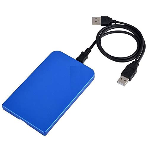CableVantage 2.5" Inch Sata USB 2.0 Hard Drive HDD Enclosure External Laptop Disk Case Blue