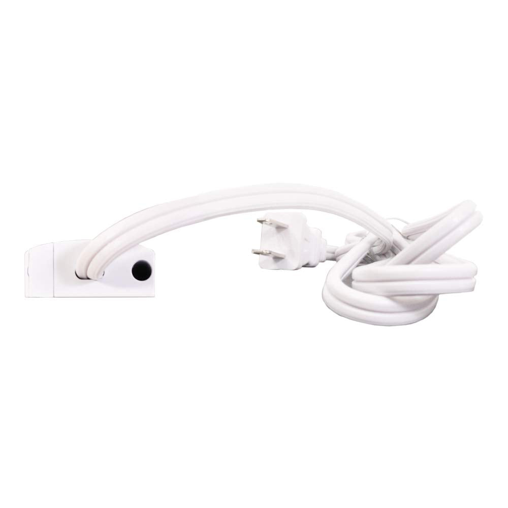 Good Earth Lighting 18-inch LED Plug in Bar Light - Non-Linking - 50,000 Hours Lamp Life - Soft White Light - White
