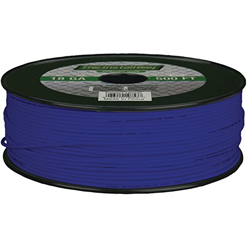 InstallBay by Metra Primary Wire, 18 Gauge, Blue, Copper, 500ft, 3.5 Pounds