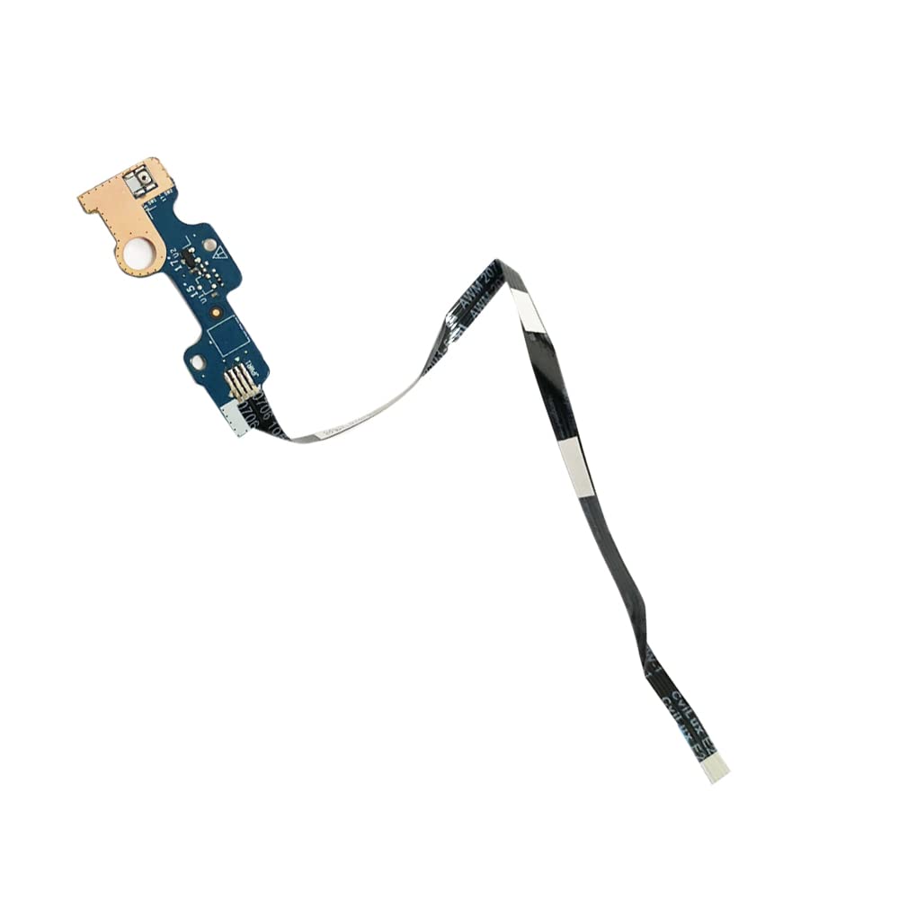 Zahara Laptop Power Switch Button Board with Cable LS-F114P Replacement for Dell Inspiron 15 5570 3585 3583 5575 17 5770 NBX00028G00 D6XTJ 0D6XTJ