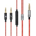 V8 Replacement Remote Volume & Microphone Audio Cable Extension Cord Compatible with Sol Republic Master Tracks HD/Tracks HD2/Sol Republic…