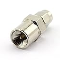 DGZZI 2-Pack FME Male to SMA Male RF Coaxial Adapter FME to SMA Coax Jack Connector