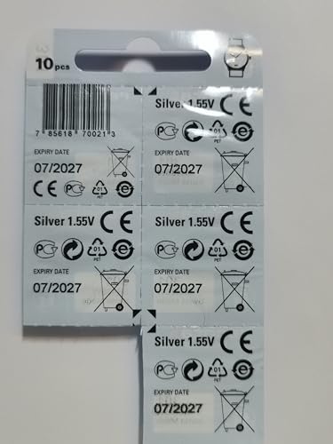 Renata Batteries 391 Silver Oxide Watch Battery (5 Pack)