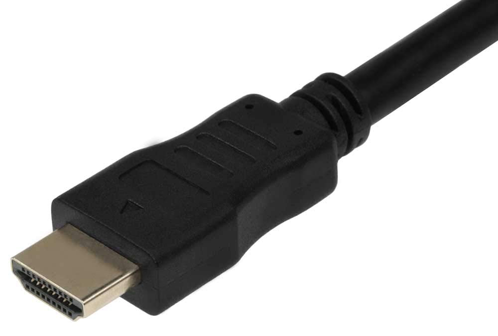 1ft Panel Mount HDMI Cable with Hi-Speed Ethernet v1.4