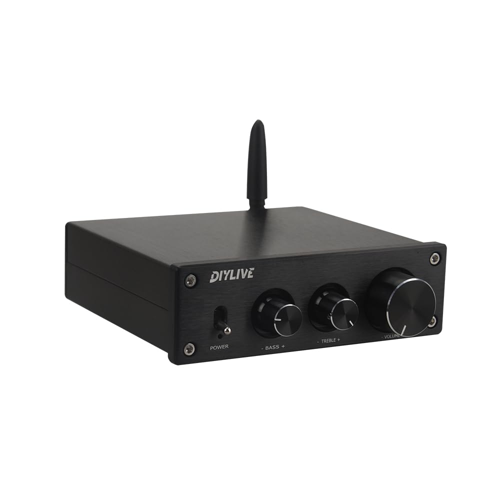 HIFIDIY LIVE BT21 TPA3116D2 Bluetooth 5.0 2.1 Channel Subwoofer Power Amplifier Board 50W×2+100W REBLE Bass Note Tuning AMP DC12V-24V