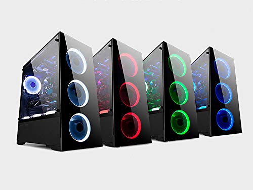 Bgears b-Voguish-RGB Gaming PC ATX case, Include: 6 x 120mm ARGB Fans, 1 x 10 Fans Controller, 1 x Remote Controller, USB3.0, Support up to EATX