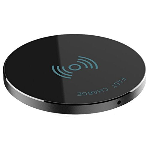 Rnds Fast Charge Wireless Charging Pad for Apple iPhone (8, Plus, X, XR, XS, Max), Samsung Galaxy (S9, Plus, S8, Plus, Note), LG and Other Qi Enabled