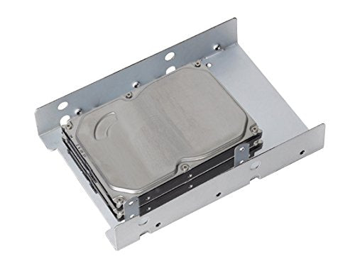 SilverStone Technology 3.5-Inch to 2 x 2.5-Inch Internal Hard Drive HDD/SSD Bay Converter (SDP08-LITE)