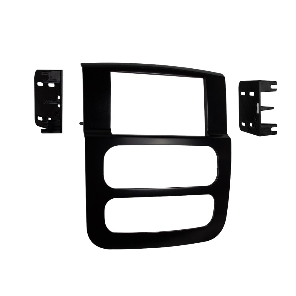 Metra 95-6522B Double DIN Dash Kit for 2002-05 Dodge Ram (Matte Black)
