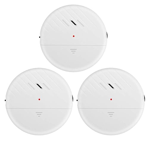 EverNary Window Vibration Alarm, 3Pack 125dB Loud Ultra-Slim Anti-Theft Alarm for Door and Window Glass Break Sensor Alert with Adjustable Sensitivity