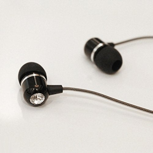 Premium Sound Quality Jewellery Style Wired Headset Earbuds Microphone for Microsoft Surface, Pro 2, 3 - Verizon Ellipsis 7, 8 - LG G Pad 7.0, 8.0…