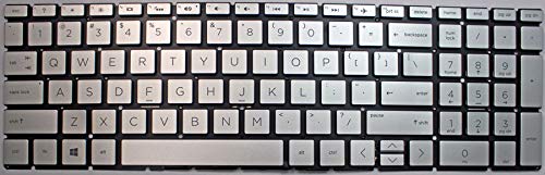 New US Silver English Backlit Laptop Keyboard (Without palmrest) for HP Envy 17-CE 17T-CE000 17-CE0002CA 17-CE0003CA 17-CE0008CA 17-CE0015NR 17T-CE100