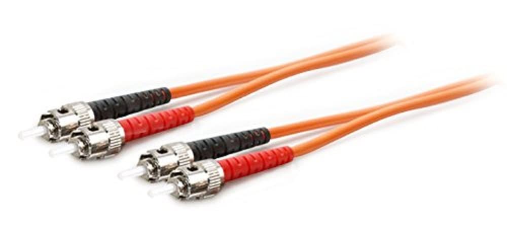 AddOn 3m Multi-Mode Fiber (MMF) Duplex ST/ST OM1 Orange Patch Cable ADD-ST-ST-3M6MMF