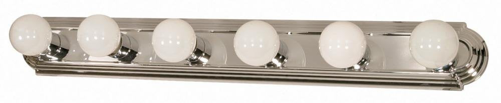 Nuvo 60/298 36-Inch Six Light Vanity Strip, Polished Chrome