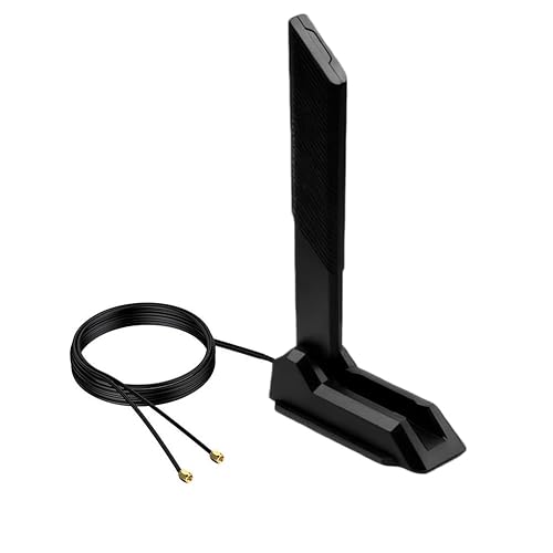 External Tri-Band 2.4GHz/5GHz/6GHz RP-SMA Male Omni-Directional WiFi 7/6E Antenna Compatible for ASUS ROG Strix/Maximus/ProArt/TUF Gaming
