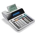 Sharp Paperless Printing Desk Calculator w/Check and Correct, Large 12-Digit LCD Primary Display, Printing Calculator/Adding Machine with Scrolling