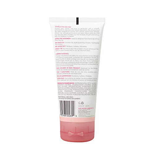 Cake Beauty The Grace Full Blowout Balm – Vegan Heat Protectant Cream with Coconut Oil for Smooth, Glossy Hair – Sulfate & Paraben Free