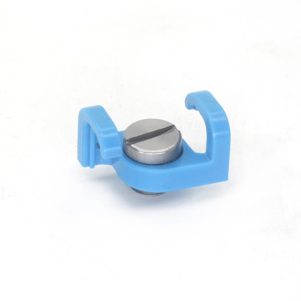 SZJELEN Cable Clamp Wire Clip with 3/8 Screw Camera Power Cable Clamp for Fixed Cable (A Blue one)