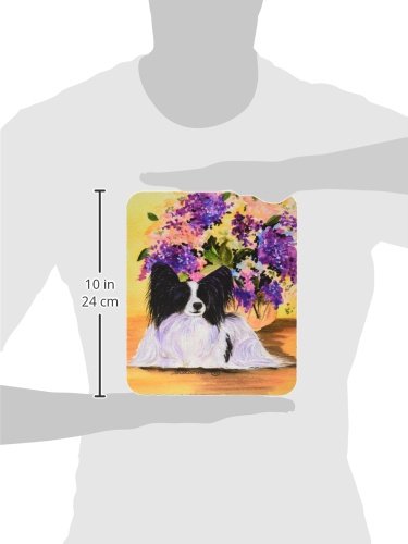 Caroline's Treasures SS8288MP Papillon Mouse Pad, Hot Pad or Trivet for Home Office Gaming Working Computers Laptop Mouse Mat,Washable Large Mousepad