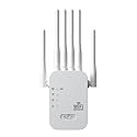 WiFi Repeater Signal Booster, 2026 Best WiFi Extender with Ethernet Port, WiFi Booster Dual Band 5GHz/2.4GHz, Up to 9800 Sq.ft and 60 Devices, Stable