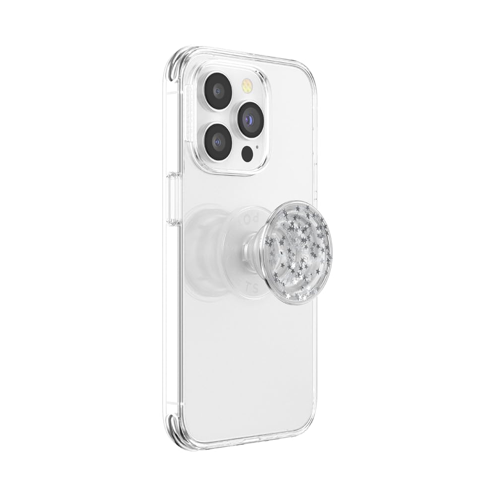 PopSockets Adhesive Phone Grip, Holder, Phone Stand, Glitter - Glitter Star Fire