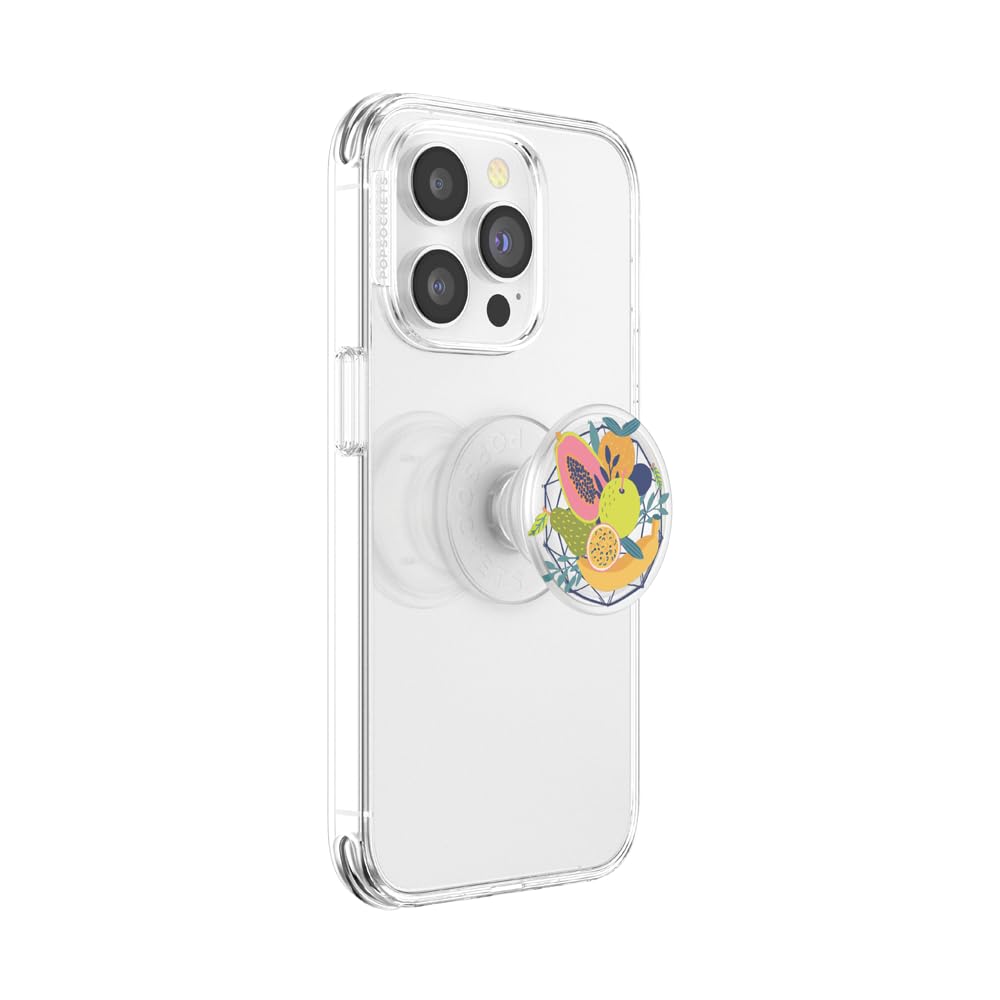 PopSockets Adhesive Phone Grip, Holder, Phone Stand, Fruit - Tropical Fruit Salad