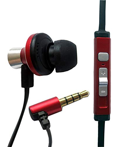 Scan Sound Headset Stereo Earphone (for Left Ear), with 3 Sizes of eartips and Zippered Earphone Carrying case