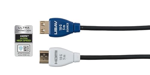 Liberty Halo Active Optical Hybrid 18G Plenum Commercial Grade in-Wall Rated Series High Speed HDMI Cables 30 Meter