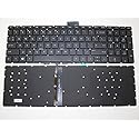 New Laptop Backlit Keyboard (Without Frame) Replacement for HP Pavilion 17-g 17-g000 17-g100 17-g126ds 17-g127cl 17-g127cy 17-g128cy, US Layout Black
