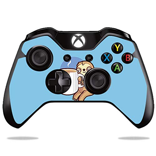 MightySkins Skin Compatible with Microsoft Xbox One or S Controller - Good Morning Sloth | Protective, Durable, and Unique Vinyl wrap Cover | Easy