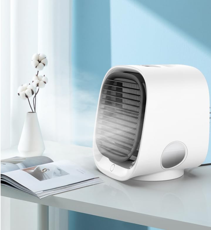 NIUGQXPX AiraBreeze,aira Breeze Portable Quiet Table Fans,3 Fan Speeds,Mini Fan (white)