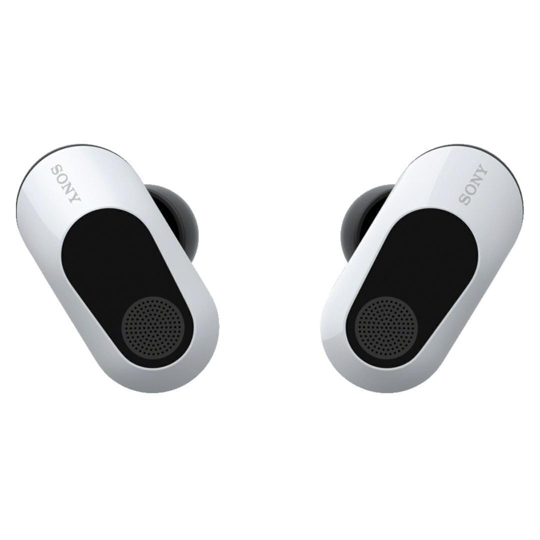 Sony INZONE Buds Truly Wireless Noise Canceling Gaming Earbuds with 360 Spatial Sound (White) Bundle with Earbuds Accessory (2 Items)