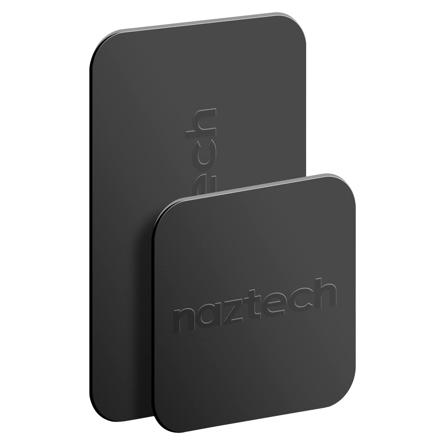 Naztech MagBuddy 2 Pack Phone Magnet Metal Plates - Ultra-Thin Magnetic Plate with Strong Adhesive Backing, Compatible with Magnetic Mounts for iPhone