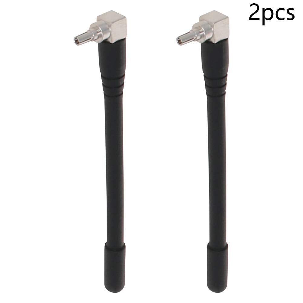 Othmro 4G LET GSM Antenna CRC9 2PCS, Male Right Angle GSM Antenna for WiFi Router Booster