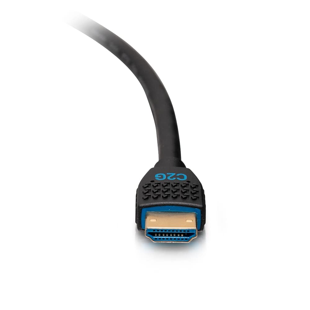 C2G HDMI Cable, 4K, High Speed HDMI Cable, Ethernet, 60Hz, 15 Feet (4.57 Meters), Black, Cables to Go 50186